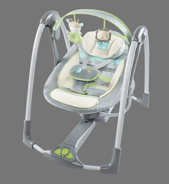 Ingenuity Power Adapt Portable Swing - Vesper/Grey