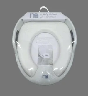 Mothercare Baby Trainer with Handle Soft Baby Comod/Toilet Seat Potty (White)