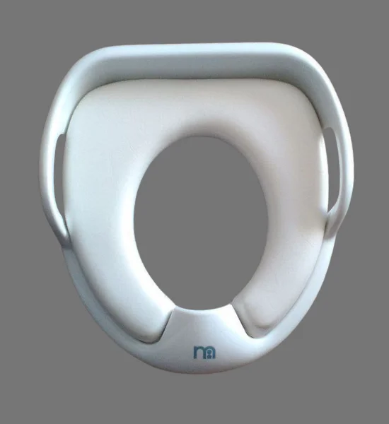 Mothercare Baby Trainer with Handle Soft Baby Comod/Toilet Seat Potty (White) - Image 2