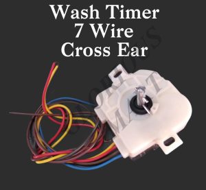Wash Timer 7 Wire Cross Ear Washing Machine Parts - WT-3