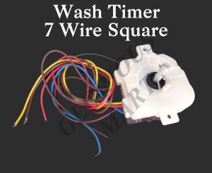 Wash Timer 7 Wire Square Washing Machine Parts - WT-4
