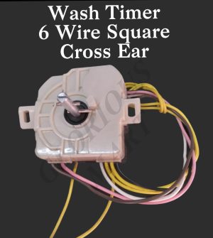 Wash Timer 6 Wire Square Cross Ear Washing Machine Parts -WT-11