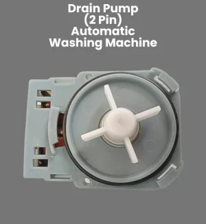 Drain Punp White 2 Pin Automatic Washing Machine Parts - DP-6