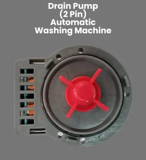 Drain Pump Red 2 Pin Automatic Washing Machine Parts - DP-7