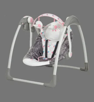 Mastela Deluxe Portable Swing Grey & Pink (6504)