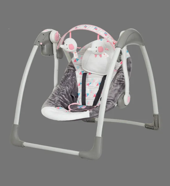 Mastela Deluxe Portable Swing Grey & Pink (6504)