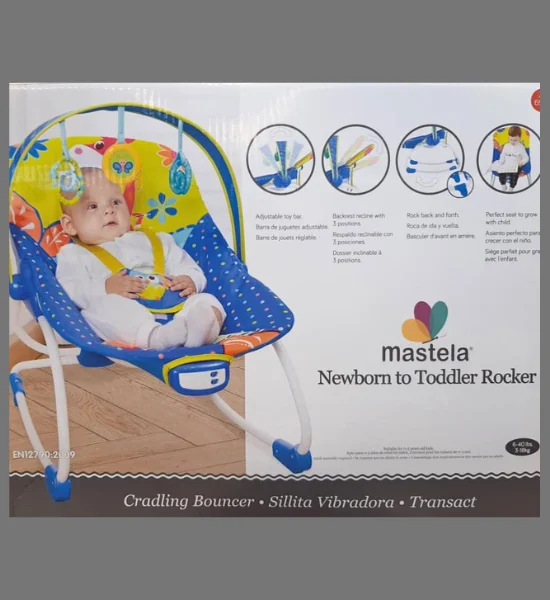 Mastela Newborn to Toddler Rocker Dark Blue (6913) - Image 2