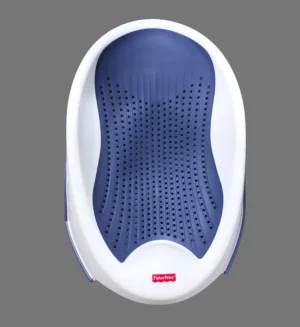 Comfortable Baby Bath Seat Fisher Price | Easy Drain, Lightweight & Safe Design - Blue