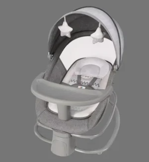 Mastela 4in1 Deluxe Multi-Functional Fold-up Bassinet Swing with Tray & Net - 8112