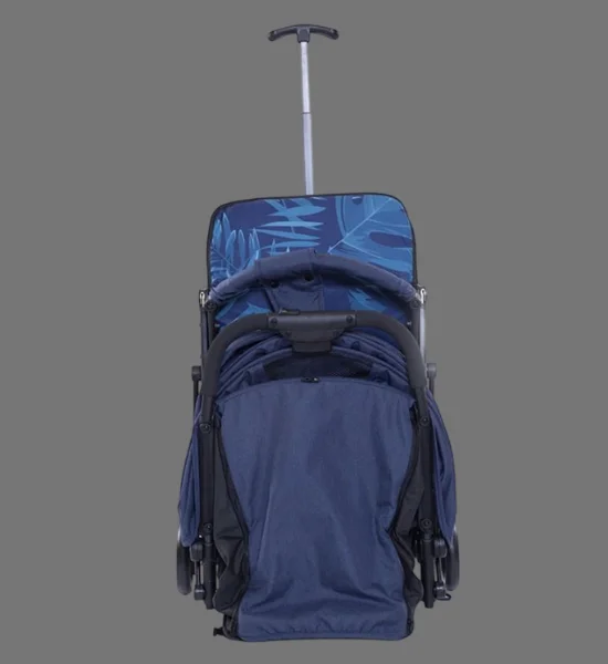 Infantes Baby Stroller One Hand Folding with Suspension 661-BL-1021 (Blue) - Image 4