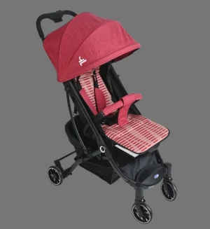 Infantes Baby Stroller One Hand Folding with Suspension 661-BL-1021 (Red)