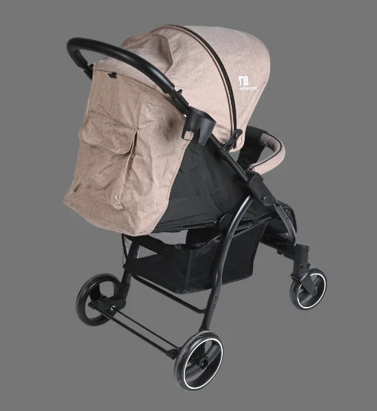 Baby Stroller Mothercare Foldable with Suspension MC-906 (Brown) - Image 3
