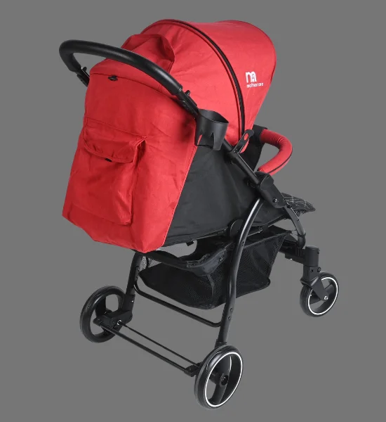 Baby Stroller Mothercare Foldable with Suspension MC-906 (Red) - Image 4