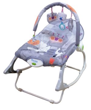 Infantes Newborn-to-Toddler Convertible Baby Rocker Grey 4614
