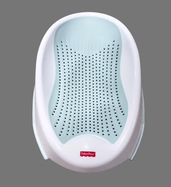 Comfortable Baby Bath Seat Fisher Price | Easy Drain, Lightweight & Safe Design - SeaGreen