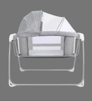 Mastela Deluxe 4in1 Bassinet, Cradling Swing, Roomy Playard, Cozy Bassinet & Bedside Sleeper (8901)