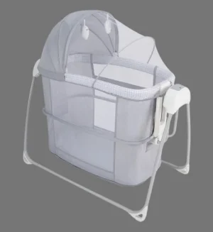 Mastela Deluxe 4in1 Bassinet, Cradling Swing, Roomy Playard, Cozy Bassinet & Bedside Sleeper (8902)