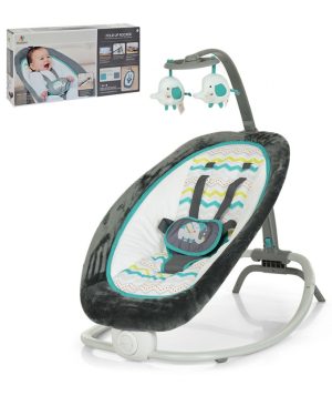 Mastela Fold Up Rocker with Toy Bar (Green) 6915