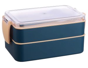 Titiz Fely Lunch Box with Lid, Spoon & Fork - AP-9477