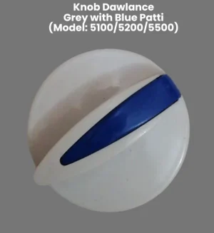 Knob Grey with Blue Patti for Dawlance Washing Machine Parts - KN-10