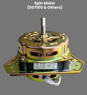 Spin Motor SG7100 for Washing Machine - 220V 50Hz 5UF Heavy Duty Motor - SM-1