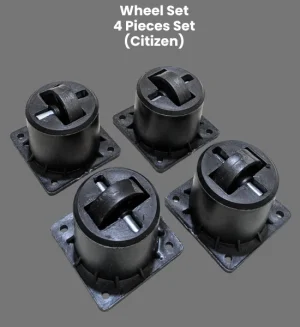 Universal Wheel Set for Citizen Washing Machine (4 Piece Set) - Durable & Smooth Rolling - WS-1