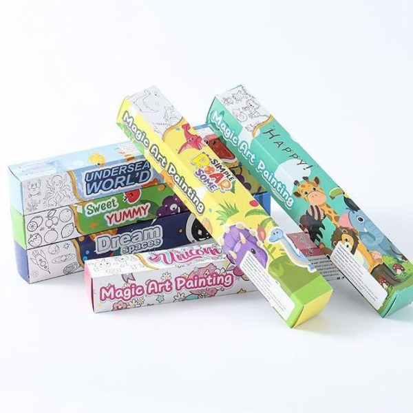 Magic Art Painting Paper Roll for Kids – 3 Meter Long Coloring Fun ...