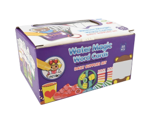 Water Magic Word Cards - 30 Pcs Reusable Educational Flash Cards for Kids (Daily Supplies) - LT4922