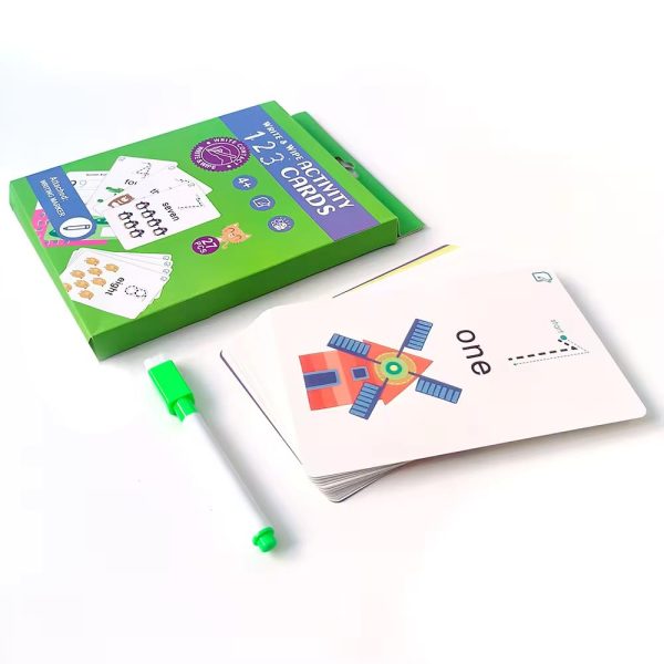 Reusable Write & Wipe Learning Flash Cards for Kids - Fun Educational Activity Set - 886 - Image 3