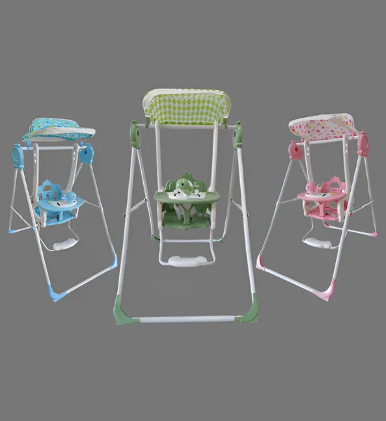 Baby Garden Swing with Music, Safety Belt & Shade (Indoor & Outdoor Use)