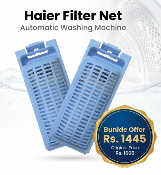 Pack of 2 Filter Nets for Haier Automatic Washing Machine - P02FN-1