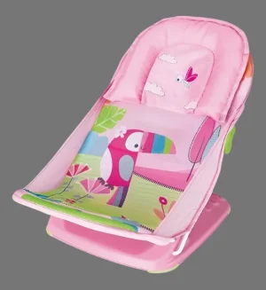 Mastela Deluxe Baby Bather – Safe, Soft & Comfortable Bath Time (Pink)