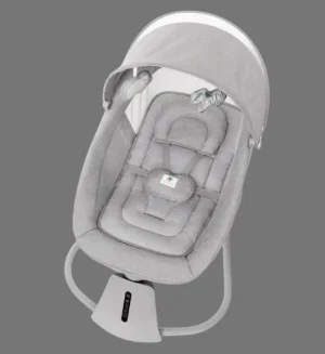 Mastela Aura Deluxe 3in1 Electric Baby Bassinet & Swing with Canopy & Music (Dark Grey)