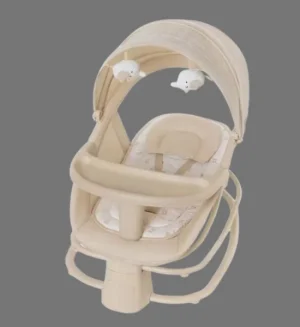 Mastela Deluxe 4in1 Multi-Functional Baby Bassinet/Swing with Tray & Canopy (Beige)