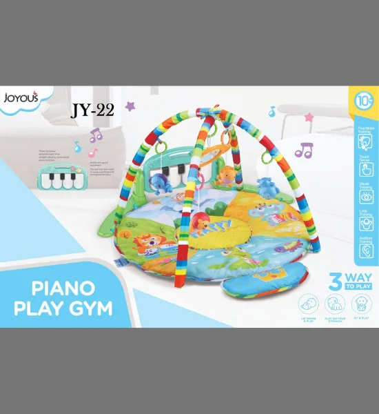 Joyous Baby Activity Play Gym with Piano & Hanging Toys (Multi) - Image 2