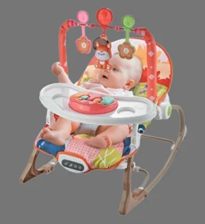 Joyous 4in1 Newborn to Toddler Rocker – Designed for Growing Babies (Pink)