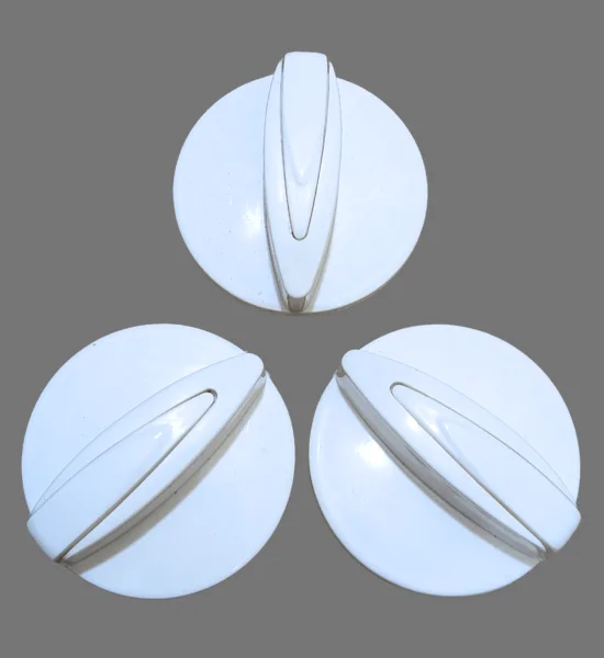 Pack of 3 White Knobs for Dawlance Washing Machine – Premium Quality - P03DK-3 - Image 2