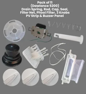 Pack of 11 Complete Kit for Dawlance 5200 Washing Machine Parts – P11D-1