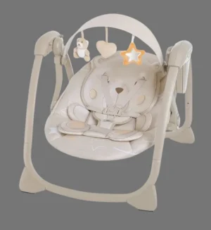 Mastela Deluxe Portable Baby Electric Swing, Music, Soft Cushion & Compact Design - 6512