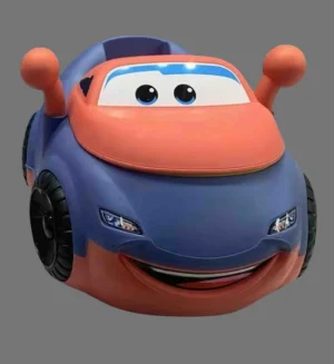 Kids Car Design Potty Training Seat with Back Support - Blue