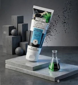 Beauty Bank Men’s Face Wash - Aloe Vera & Charcoal Oil Control Cleanser - BFW-01