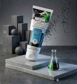 Beauty Bank Men’s Face Wash - Aloe Vera & Charcoal Oil Control Cleanser - BFW-01