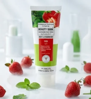 Refreshing Mint & Strawberry Face Wash by Beauty Bank - Smooth & Radiant Skin - BFW-04