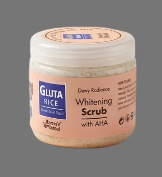 Gluta Rice Whitening Scrub with AHA - Deep Exfoliation & Glow Booster - BSC-01 - Image 3