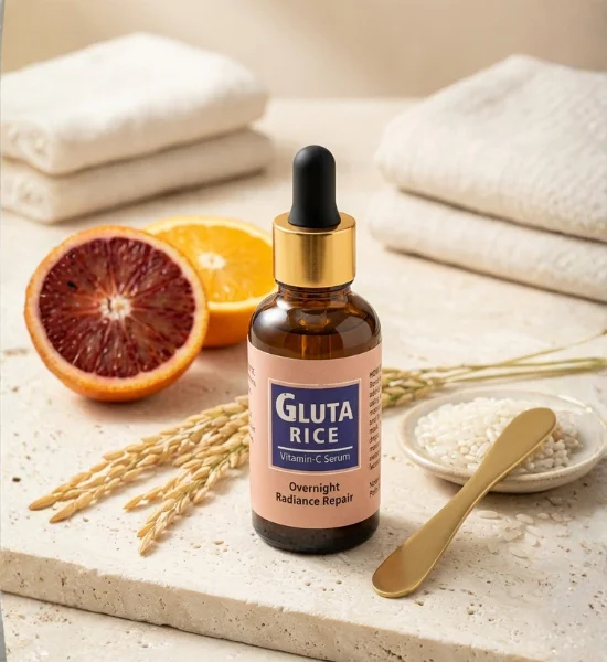 Gluta Rice Vitamin-C Serum - Overnight Radiance & Skin Repair Formula - BSE-01