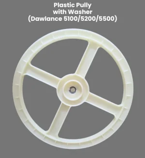 Strong Plastic Pulley with Washer for Dawlance Washing Machine Models 5100/5200/5500 - PP-22