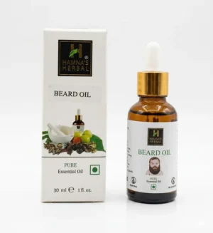 Premium Herbal Beard Oil 30ml - Natural Growth & Softening Formula - BO-03