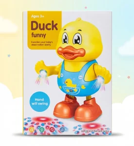 Funny Duck Musical Dancing Toy with Lights & Swinging Hands - Kids Toy - FS238