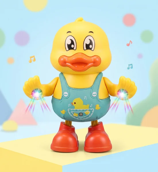 Funny Duck Musical Dancing Toy with Lights & Swinging Hands - Kids Toy - FS238 - Image 3