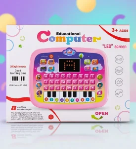 Kids Educational Learning Computer with LED Screen, ABC, Words, Music & Piano - 688-3